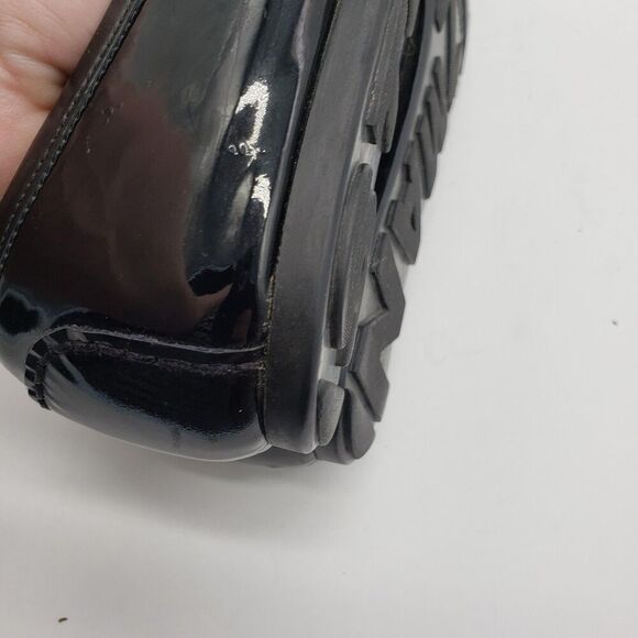 Stuart Weitzman Shoes Womens Size 8 Black Leopard Tassel Loafers Made in Spain - Picture 9 of 12